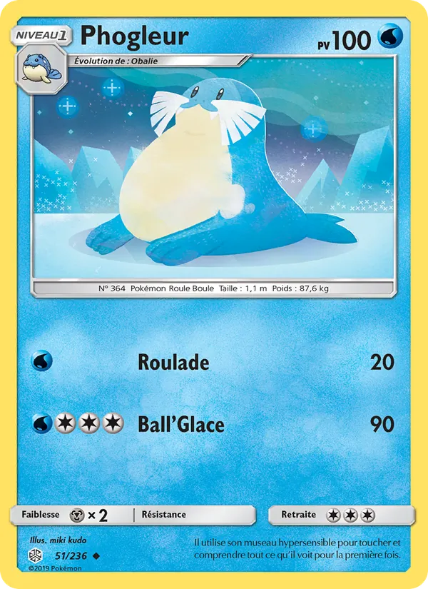 Carte Pokémon Phogleur de l'extension Éclipse Cosmique
