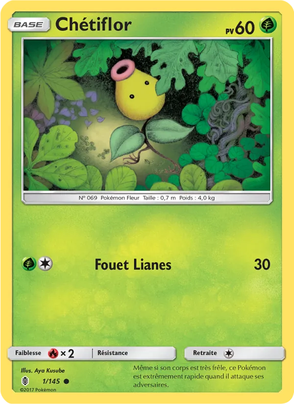 Carte Pokémon Chétiflor de l'extension Gardiens Ascendants