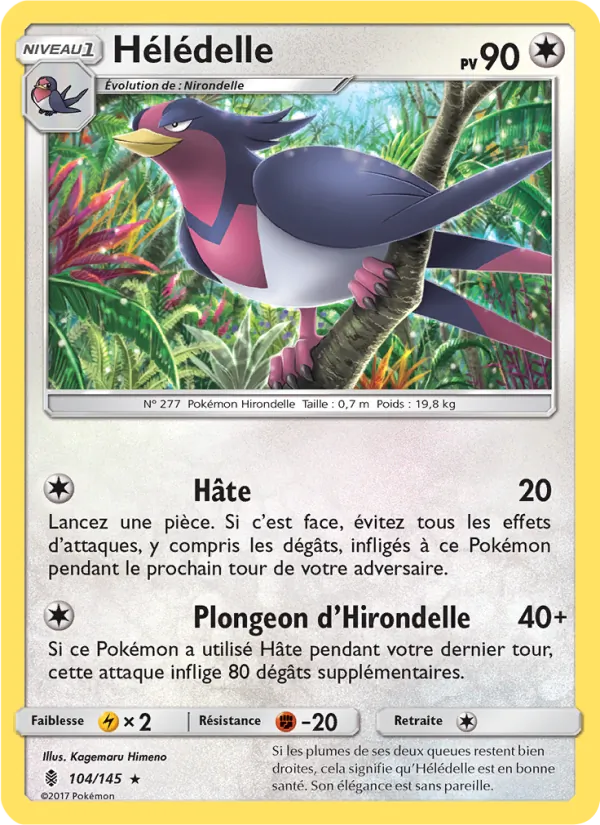 Carte Pokémon Hélédelle de l'extension Gardiens Ascendants