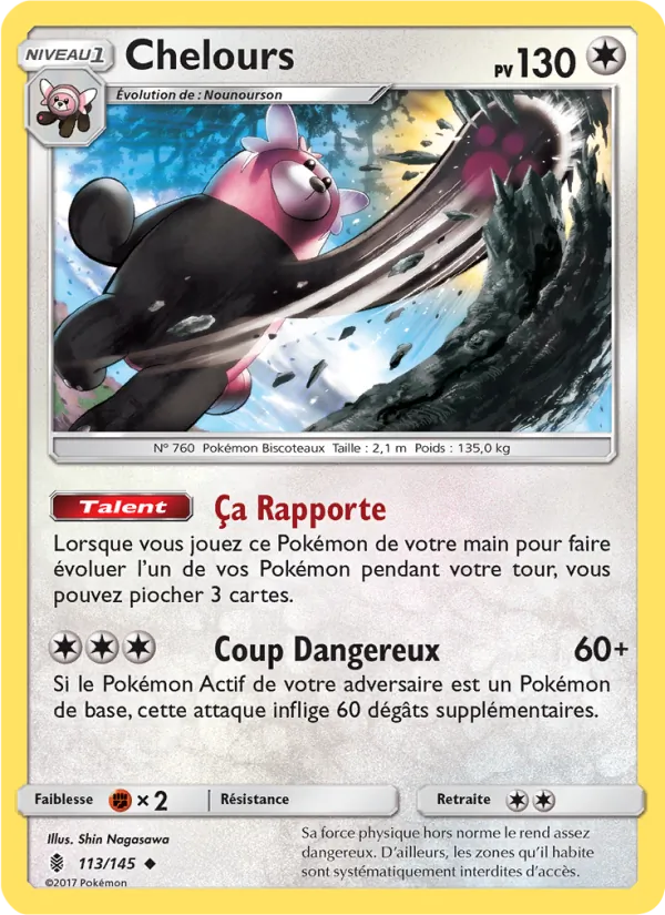 Carte Pokémon Chelours de l'extension Gardiens Ascendants