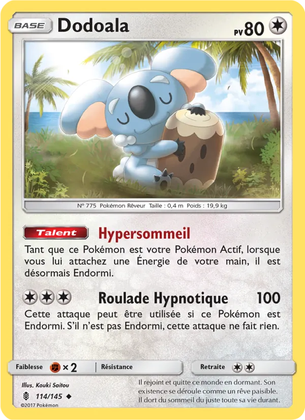 Carte Pokémon Dodoala de l'extension Gardiens Ascendants