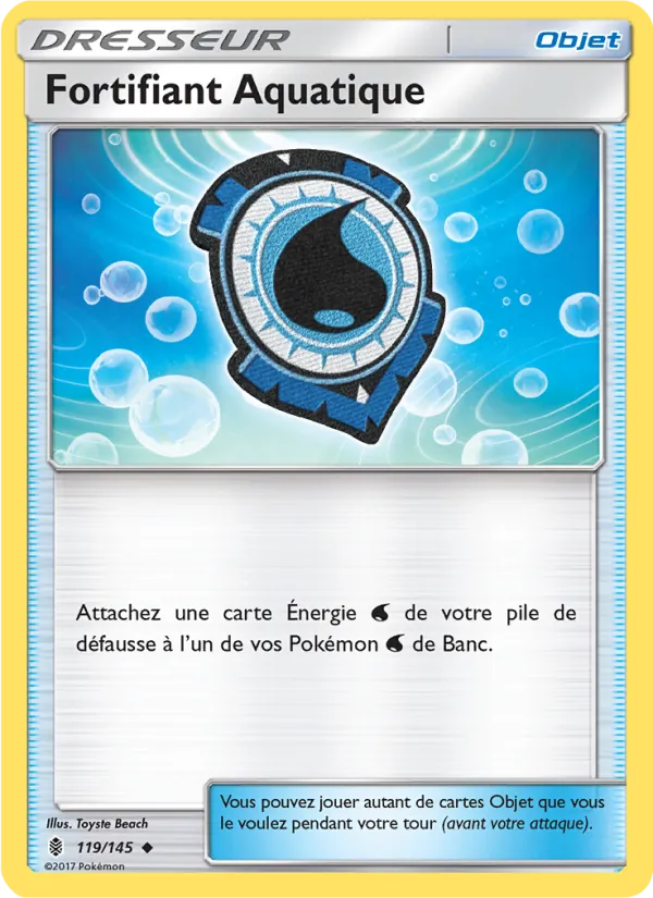 Carte Pokémon Fortifiant Aquatique de l'extension Gardiens Ascendants