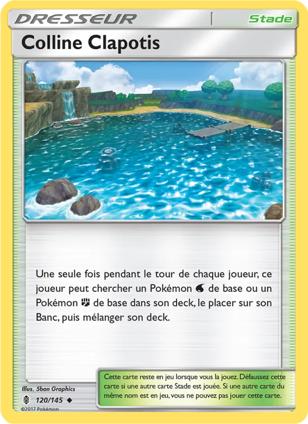 Carte Pokémon Colline Clapotis de l'extension Gardiens Ascendants