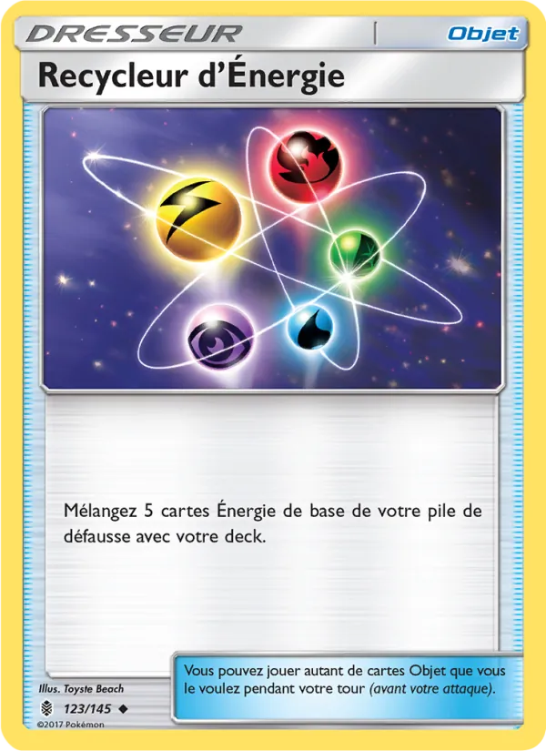 Carte Pokémon Recycleur d’Énergie de l'extension Gardiens Ascendants