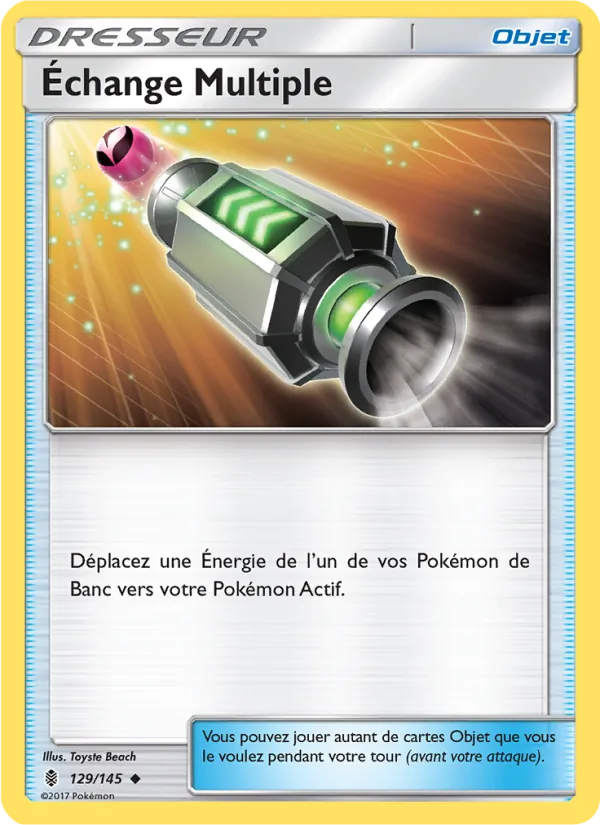 Carte Pokémon Échange Multiple de l'extension Gardiens Ascendants