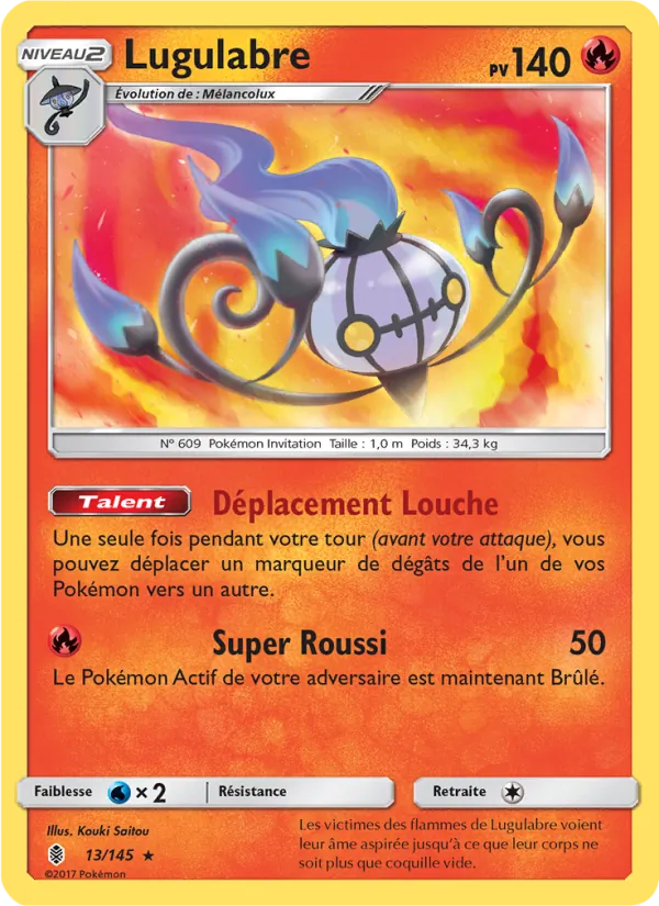 Carte Pokémon Lugulabre de l'extension Gardiens Ascendants