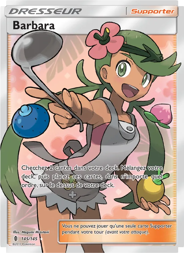 Carte Pokémon Barbara de l'extension Gardiens Ascendants