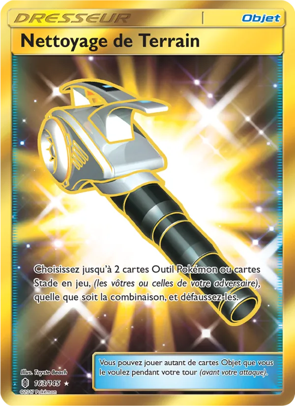 Carte Pokémon Nettoyage de Terrain de l'extension Gardiens Ascendants