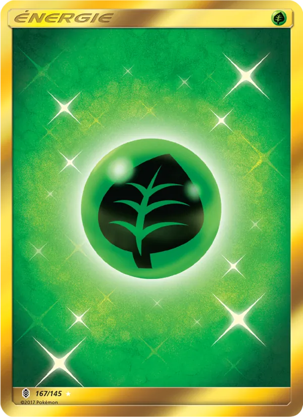 Carte Pokémon Énergie Plante de l'extension Gardiens Ascendants