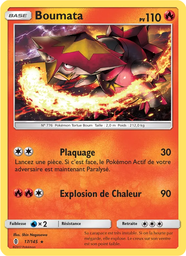 Carte Pokémon Boumata de l'extension Gardiens Ascendants