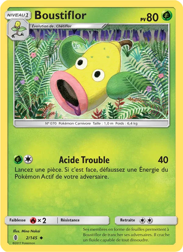 Carte Pokémon Boustiflor de l'extension Gardiens Ascendants