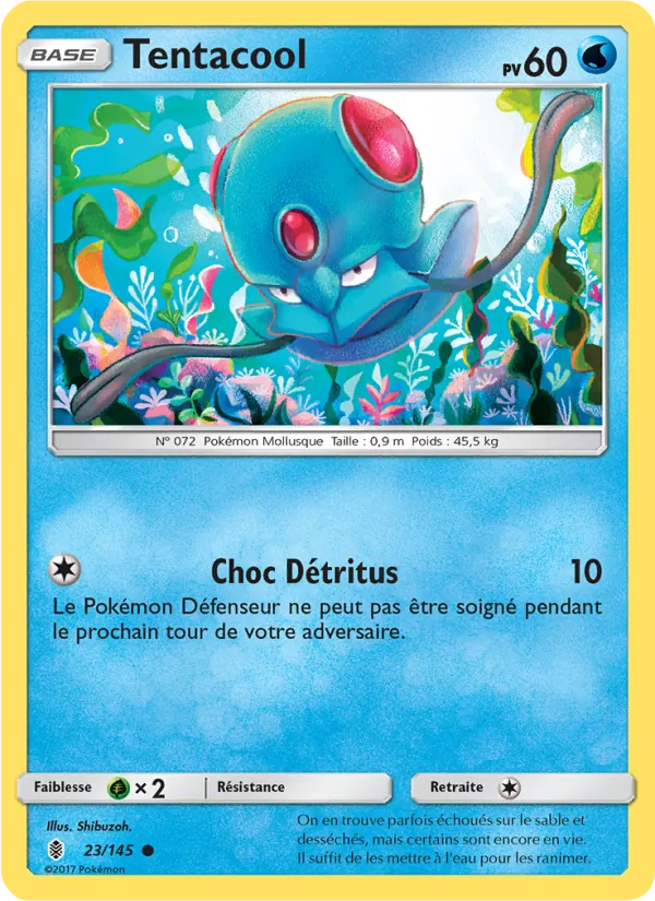 Carte Pokémon Tentacool de l'extension Gardiens Ascendants
