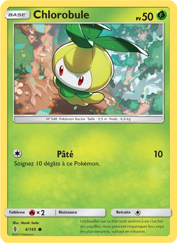 Carte Pokémon Chlorobule de l'extension Gardiens Ascendants
