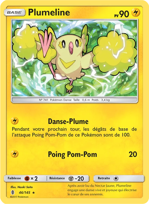Carte Pokémon Plumeline de l'extension Gardiens Ascendants