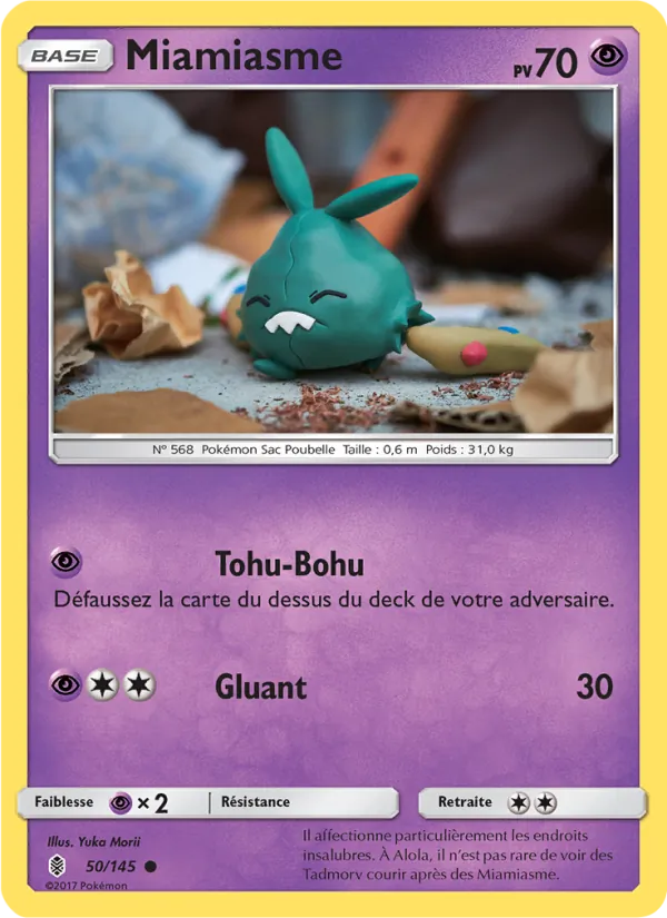 Carte Pokémon Miamiasme de l'extension Gardiens Ascendants
