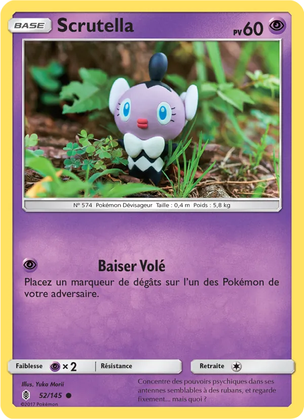 Carte Pokémon Scrutella de l'extension Gardiens Ascendants