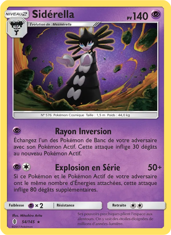 Carte Pokémon Sidérella de l'extension Gardiens Ascendants