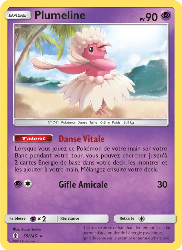Carte Pokémon Plumeline de l'extension Gardiens Ascendants