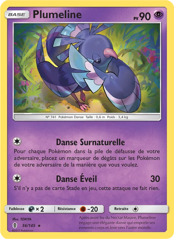 Carte Pokémon Plumeline de l'extension Gardiens Ascendants