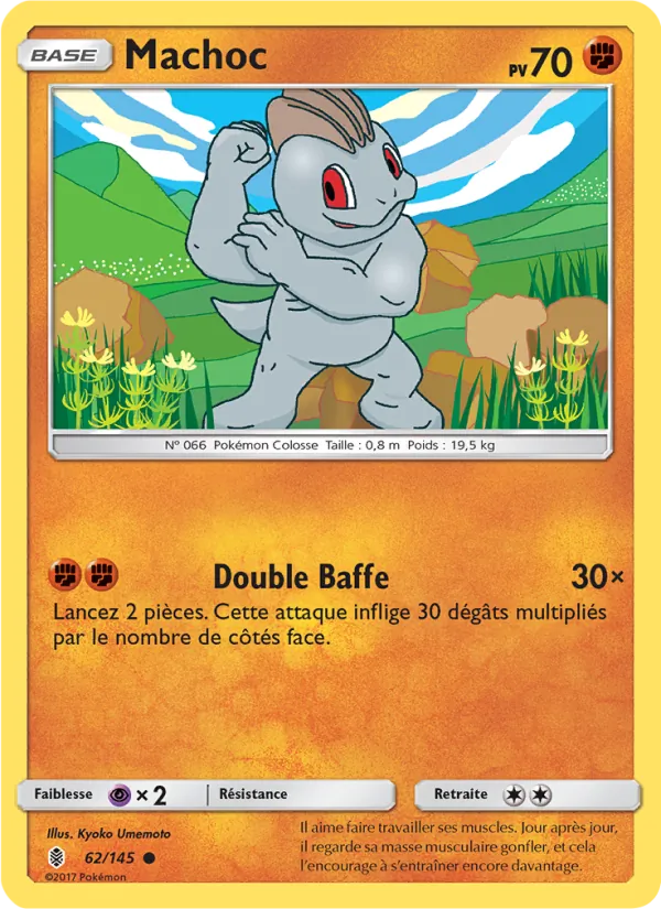 Carte Pokémon Machoc de l'extension Gardiens Ascendants