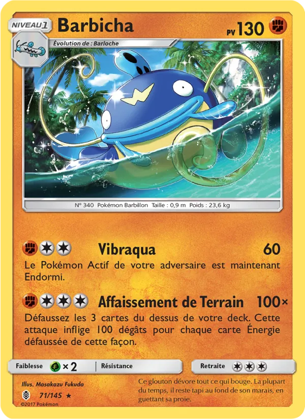 Carte Pokémon Barbicha de l'extension Gardiens Ascendants