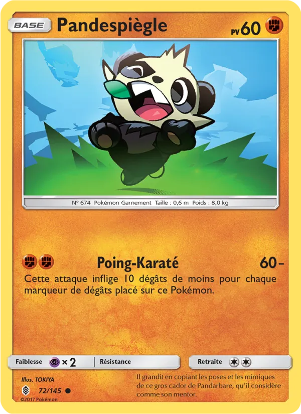 Carte Pokémon Pandespiègle de l'extension Gardiens Ascendants
