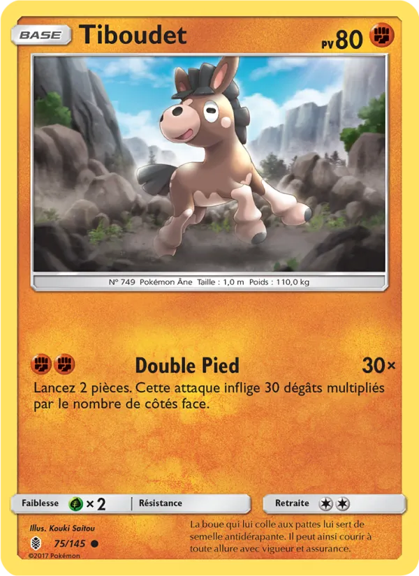 Carte Pokémon Tiboudet de l'extension Gardiens Ascendants