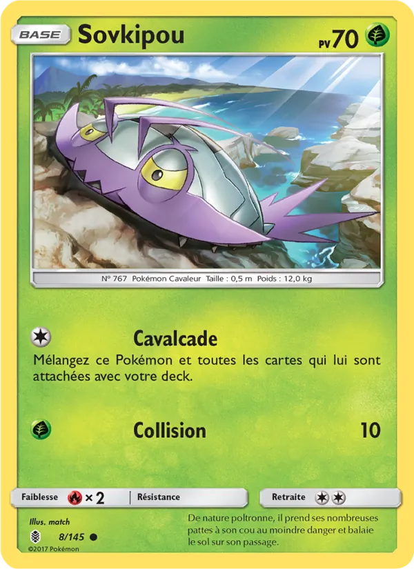 Carte Pokémon Sovkipou de l'extension Gardiens Ascendants