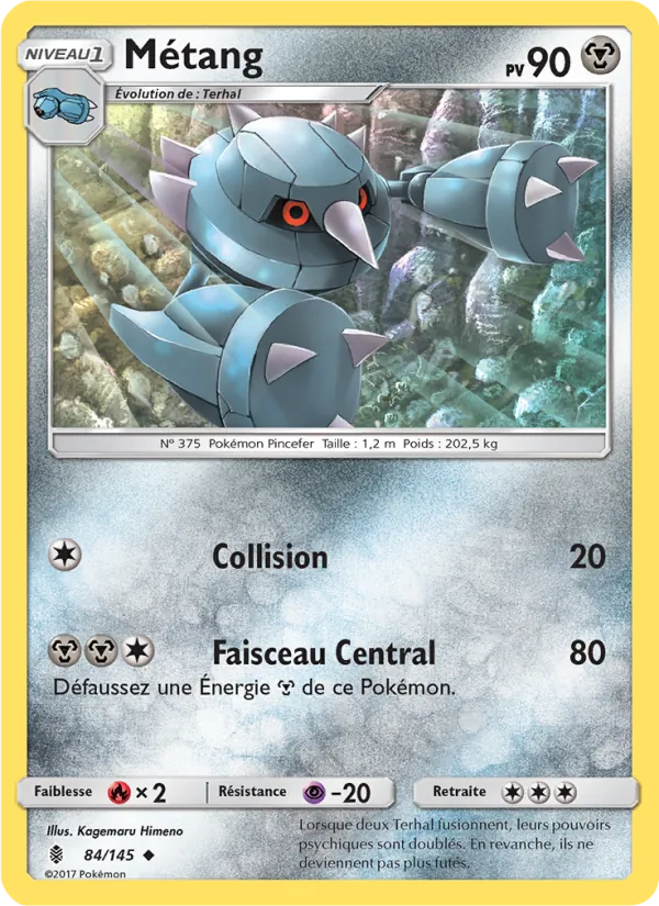 Carte Pokémon Métang de l'extension Gardiens Ascendants