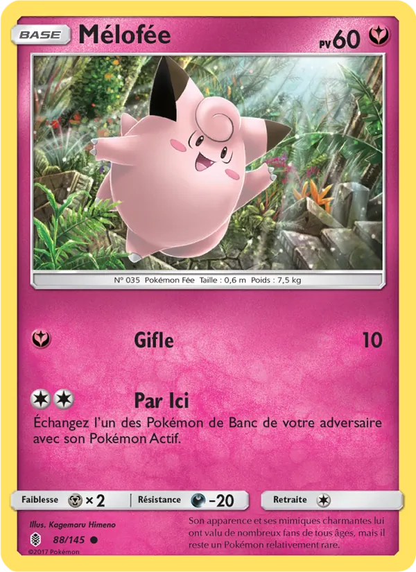 Carte Pokémon Mélofée de l'extension Gardiens Ascendants