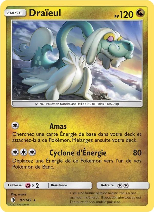 Carte Pokémon Draïeul de l'extension Gardiens Ascendants
