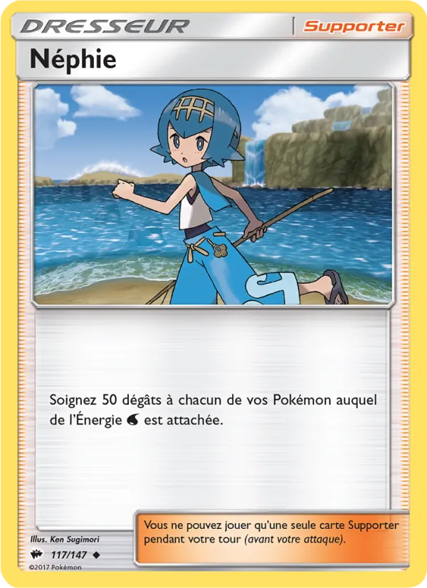 Carte Pokémon Néphie de l'extension Ombres Ardentes