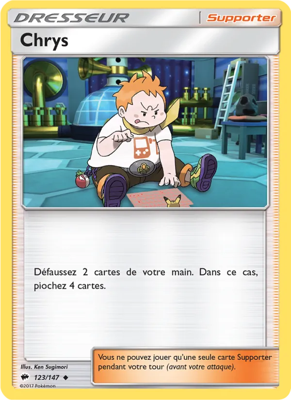 Carte Pokémon Chrys de l'extension Ombres Ardentes