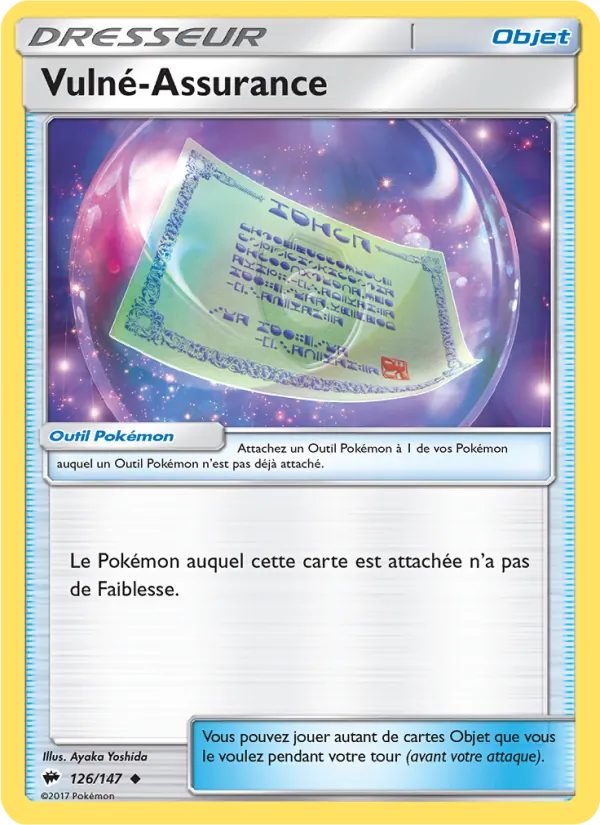 Carte Pokémon Vulné-Assurance de l'extension Ombres Ardentes