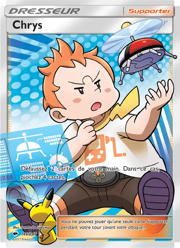 Carte Pokémon Chrys de l'extension Ombres Ardentes