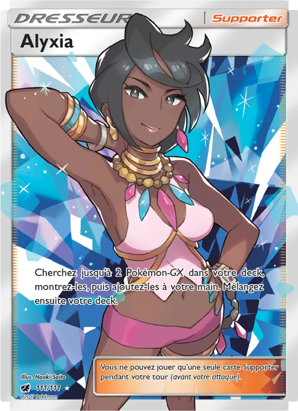 Carte Pokémon Alyxia de l'extension Invasion Carmin