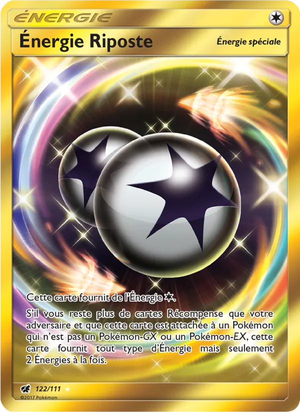 Carte Pokémon Énergie Riposte de l'extension Invasion Carmin