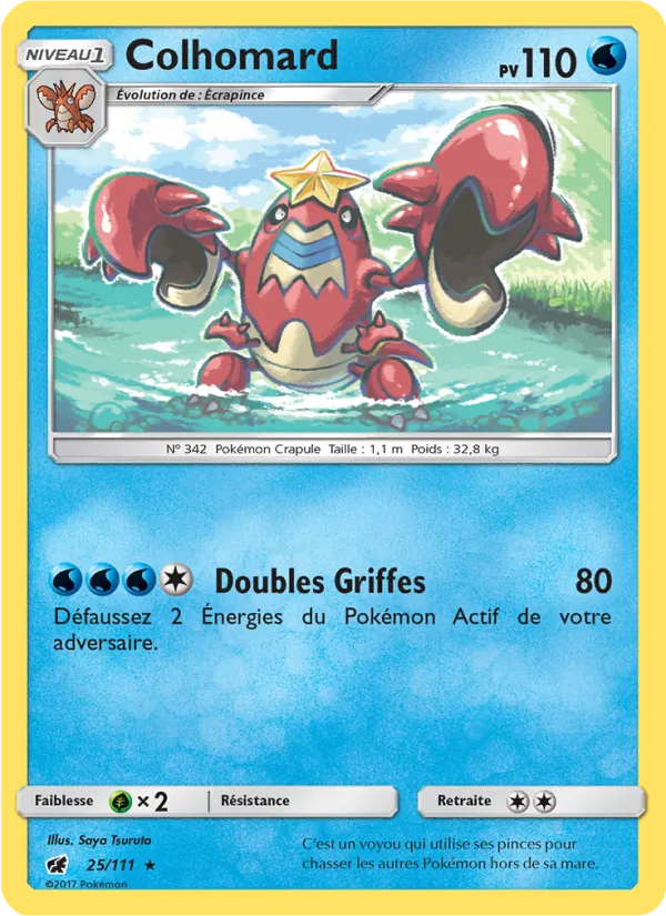 Carte Pokémon Colhomard de l'extension Invasion Carmin