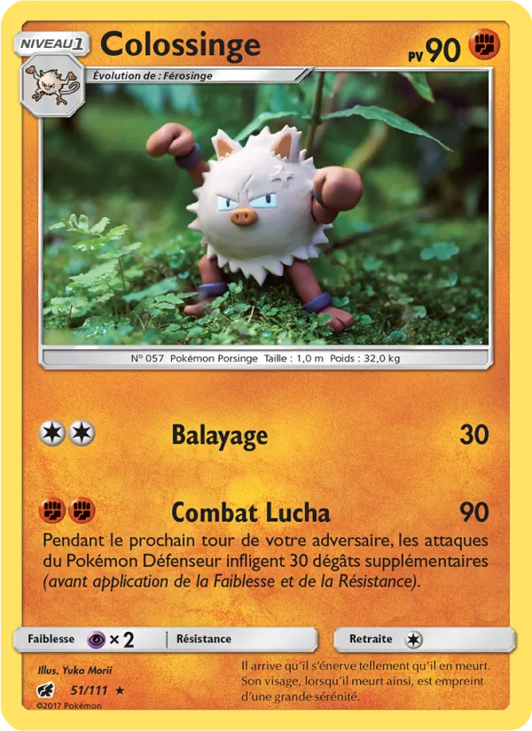 Carte Pokémon Colossinge de l'extension Invasion Carmin