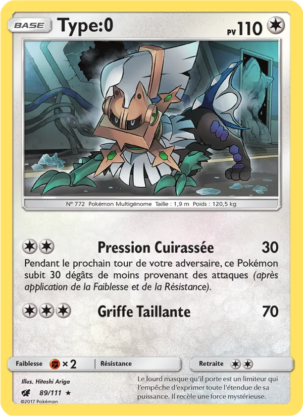 Carte Pokémon Type:0 de l'extension Invasion Carmin