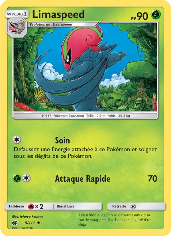 Carte Pokémon Limaspeed de l'extension Invasion Carmin