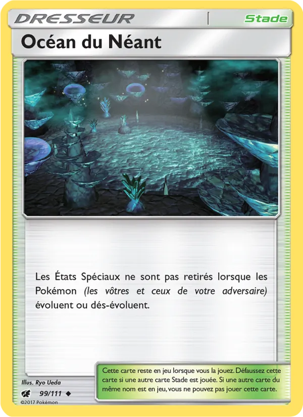Carte Pokémon Océan du Néant de l'extension Invasion Carmin