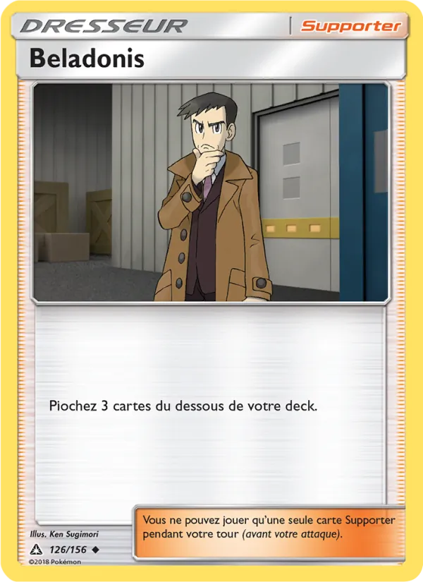 Carte Pokémon Beladonis de l'extension Ultra-Prisme