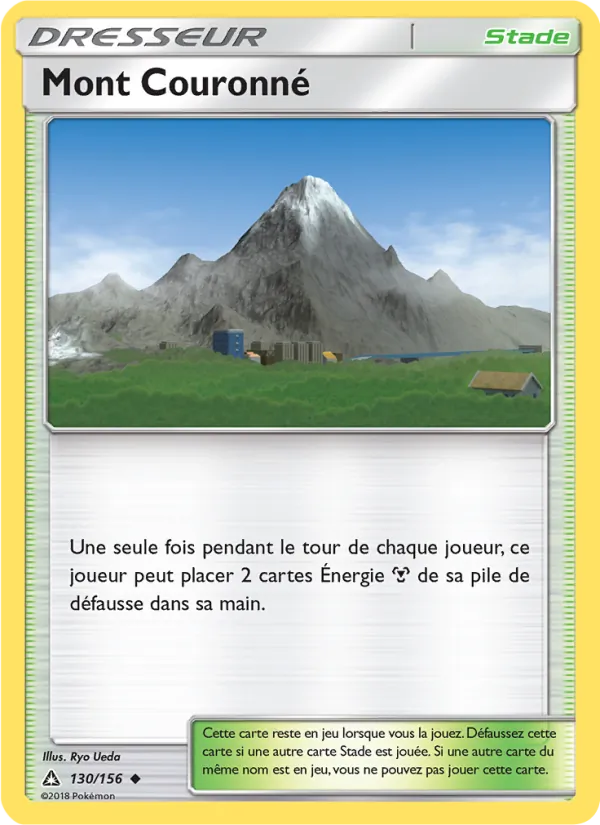 Carte Pokémon Mont Couronné de l'extension Ultra-Prisme