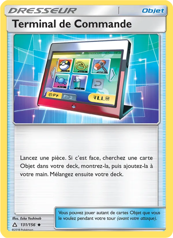 Carte Pokémon Terminal de Commande de l'extension Ultra-Prisme