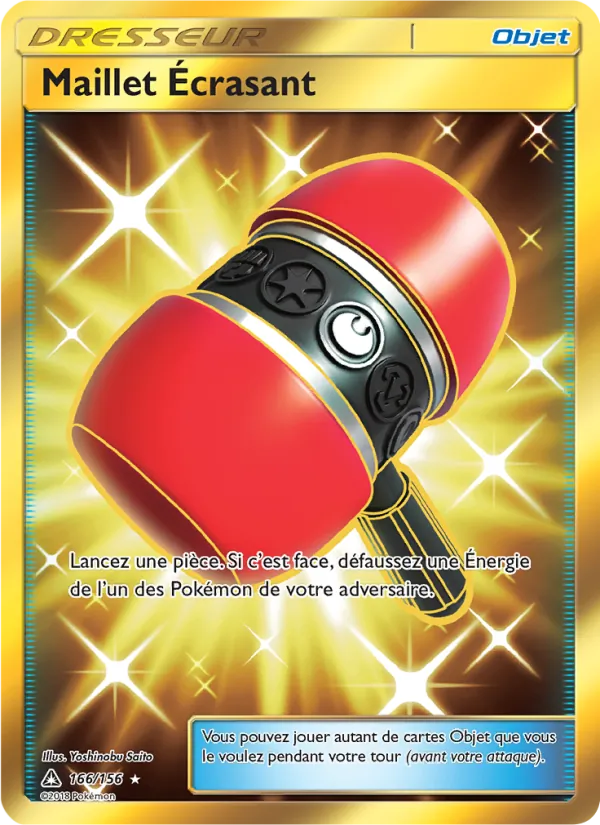 Carte Pokémon Maillet Écrasant de l'extension Ultra-Prisme