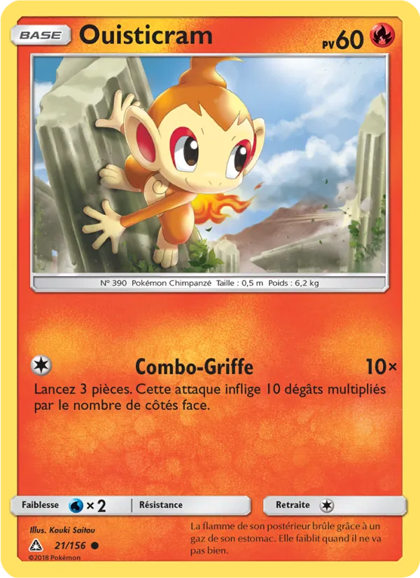 Carte Pokémon Ouisticram de l'extension Ultra-Prisme