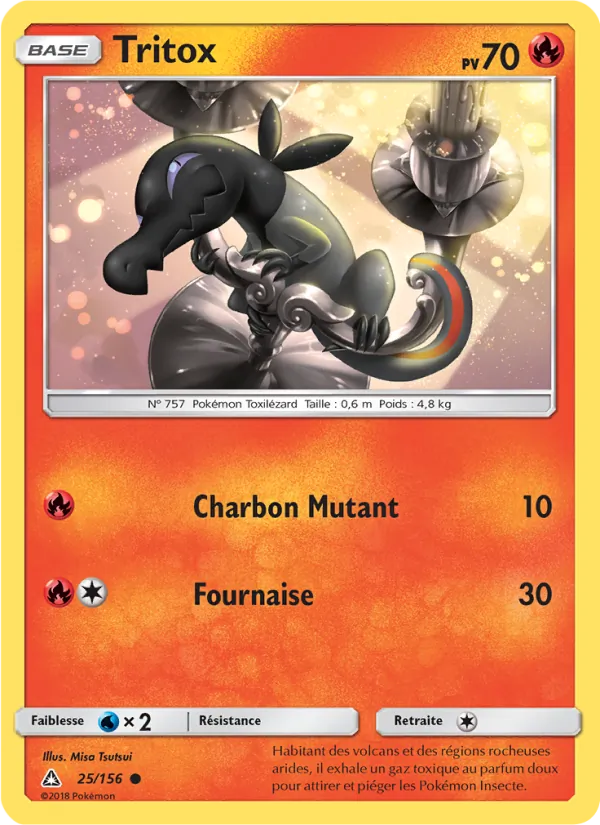 Carte Pokémon Tritox de l'extension Ultra-Prisme