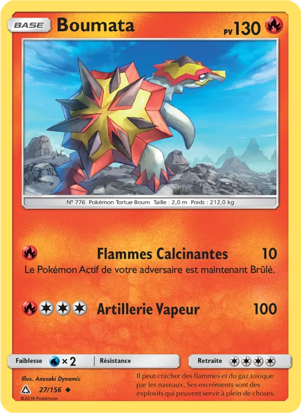 Carte Pokémon Boumata de l'extension Ultra-Prisme