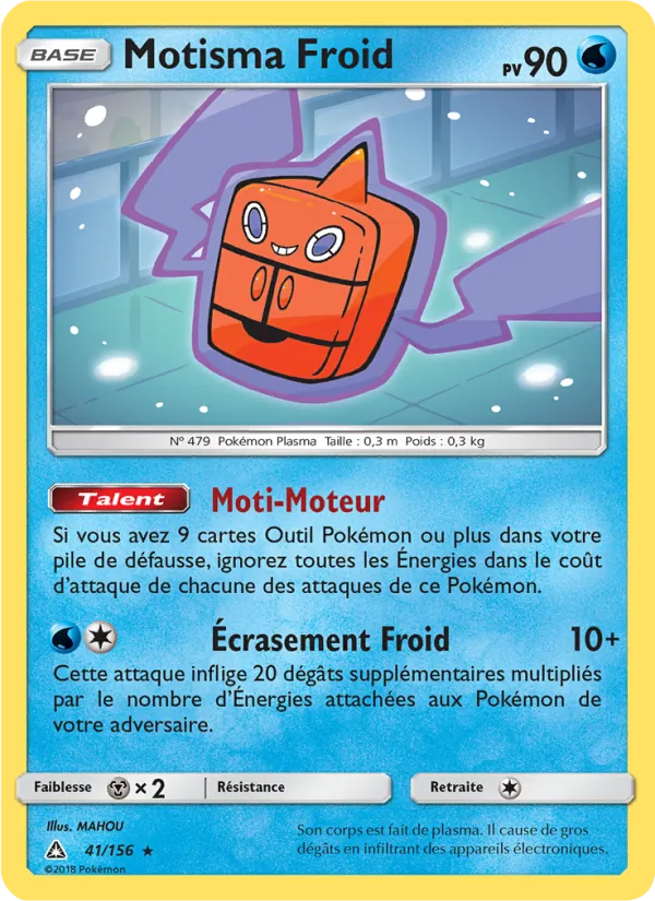 Carte Pokémon Motisma Froid de l'extension Ultra-Prisme